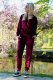 Merribel Goldenia Bordowy welurowy komplet (kolor WINE RED, rozmiar S) 4