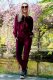 Merribel Goldenia Bordowy welurowy komplet (kolor WINE RED, rozmiar S) 5