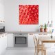 Feeby Obraz Deco Panel, Truskawka makro (Rozmiar 50x50) 1