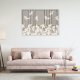 Feeby Obraz Deco Panel, Żurawie w locie (Rozmiar 120x80) 1