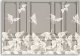 Feeby Obraz Deco Panel, Żurawie w locie (Rozmiar 120x80) 2