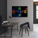 Feeby Obraz Deco Panel, Napis play i przyciski do kontrolera (Rozmiar 60x40) 1