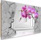 Feeby Obraz Deco Panel, Storczyk na abstrakcyjnym tle 3D (Rozmiar 90x60) 1