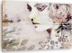 Feeby Obraz Deco Panel, Abstrakcyjna twarz kobiety z kwiatami (Rozmiar 100x70) 1