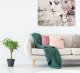 Feeby Obraz Deco Panel, Abstrakcyjna twarz kobiety z kwiatami (Rozmiar 100x70) 2
