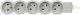 Legrand HELMO Przedłużacz standard 5x2P+Z z przewodem 1.5m 3x1.0 mm2 biały/jasnoszary 049480 3