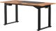 Biurko Ultradesk Biurko, elektycznie regulowany, brązowa płyta, 160x75 cm, 74-116 cm, UPLIFT, z podkładką pod mysz XXL, ULTRADESK 11