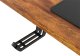 Biurko Ultradesk Biurko, elektycznie regulowany, brązowa płyta, 160x75 cm, 74-116 cm, UPLIFT, z podkładką pod mysz XXL, ULTRADESK 14