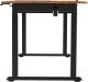 Biurko Ultradesk Biurko, elektycznie regulowany, brązowa płyta, 160x75 cm, 74-116 cm, UPLIFT, z podkładką pod mysz XXL, ULTRADESK 7