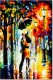 Feeby Obraz Deco Panel, Zakochana para pod parasolem (Rozmiar 40x60) 2