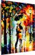 Feeby Obraz Deco Panel, Zakochana para pod parasolem (Rozmiar 70x100) 1
