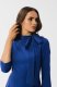 Stylove S346 Sukienka z wiązaniem przy szyi - chabrowa (kolor royalblue, rozmiar XL) 2