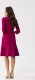 Stylove S346 Sukienka z wiązaniem przy szyi - śliwkowa (kolor plum, rozmiar XL) 1