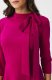 Stylove S346 Sukienka z wiązaniem przy szyi - śliwkowa (kolor plum, rozmiar XL) 5