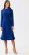 Stylove S347 Sukienka z przeszyciami na dekolcie - chabrowa (kolor royalblue, rozmiar S) 1