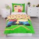 Jerry Fabrics Pościel bawełna 140x200+1p70x90 Pat i Mat zielona 2