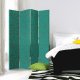 Feeby Parawan dwustronny, Tapeta w turkusie (Rozmiar 145x170) 2