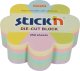 STICK N Notes STICK`N 67x67mm KWIATEK MIX 5 KOL. PASTELOWYCH, 250 kartek 21832 3