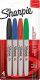 Sharpie Marker SHARPIE FINE 4 kolory blister - czerwony, zielony, niebieski, czarny 1985858 2