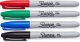 Sharpie Marker SHARPIE FINE 4 kolory blister - czerwony, zielony, niebieski, czarny 1985858 9