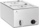 Royal Catering Bemar podgrzewacz elektryczny z kranem 2 x GN 1/2 600 W 2
