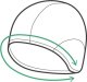 Accent Czapka kolarska pod kask Alaskal S (52cm) 4