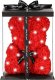 Springos Miś z płatków róż czerwony 40 cm rose bear z lampkami LED zimny biały UNIWERSALNY 9