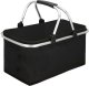 Springos Torba termiczna 47x28x23 cm 30L kosz termiczny piknikowy na jedzenie czarny UNIWERSALNY 3