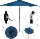 Springos Parasol ogrodowy składany 300 cm duży z korbką na balkon taras granatowy UNIWERSALNY 15