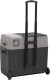 Lodówka turystyczna vidaXL Lodówka na kółkach, z uchwytem, czarno-szara, 40 L, PP 3