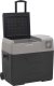 Lodówka turystyczna vidaXL Lodówka na kółkach, z uchwytem, czarno-szara, 40 L, PP 4