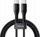 Kabel USB Mcdodo USB-C - USB-C 0.2 m Czarny 13
