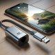 Adapter AV Co2 CO2 PRZEJŚCIÓWKA USB-C ETHERNET ADAPTER KARTA SIECIOWA LAN GIGABIT RJ45 1000MBPS 3