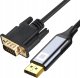 Adapter AV Co2 CO2 KABEL DISPLAYPORT VGA PRZEJŚCIÓWKA ADAPTER KONWERTER FULL HD 60HZ 2M 1