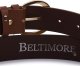 Beltimore Skórzany pasek damski do spodni sukienki brązowy skóra nat 4 cm Beltimore D84 5