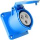 TP Electric Gniazdo tablicowe proste 230V 32A/3P 70x70 mm 1