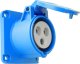 TP Electric Gniazdo tablicowe proste 230V 32A/3P 70x70 mm 3