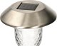 Kinkiet MEGAKABEL Lampa solarna ogrodowa CRYSTALS wbijana LED srebrna do oświetlenia ścieżki CPD-002 MK MEGAKABEL 2