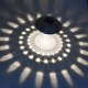 Kinkiet MEGAKABEL Lampa solarna ogrodowa CRYSTALS wbijana LED srebrna do oświetlenia ścieżki CPD-002 MK MEGAKABEL 5