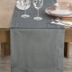 Eurofirany OBRUS MELINDA 40 X 140 CM STALOWY 1