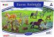 Figurka LeanToys Zestaw Figurek Farma Do Złożenia Zagroda Konie Brązowe 6
