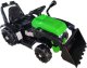 Triton Traktor na Akumulator ZP1001B Z Łyżką Klakson Zielony 4