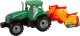 LeanToys Zielony Traktor z Pomarańczowym Kultywatorem Napęd dla Dzieci 2