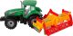 LeanToys Zielony Traktor z Pomarańczowym Kultywatorem Napęd dla Dzieci 3