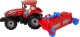 LeanToys Czerwony Ciągnik z Pługiem Napęd Frykcyjny 3