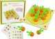 LeanToys Gra Memory Marchewki Drewniana 1