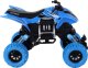 LeanToys Pojazd Terenowy Pchacz Quad XC Gumowe Koła Niebieski 4
