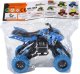 LeanToys Pojazd Terenowy Pchacz Quad XC Gumowe Koła Niebieski 6