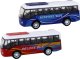 LeanToys Kampery Autobusy Z Napędem Frykcyjnym 1:87 4 Sztuki 2
