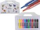 LeanToys Zestaw Kolorowych Markerów Akrylowych w Walizce 12 Sztuki 1